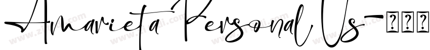 Amarieta Personal Us字体转换 Amarieta Personal Us字体转换